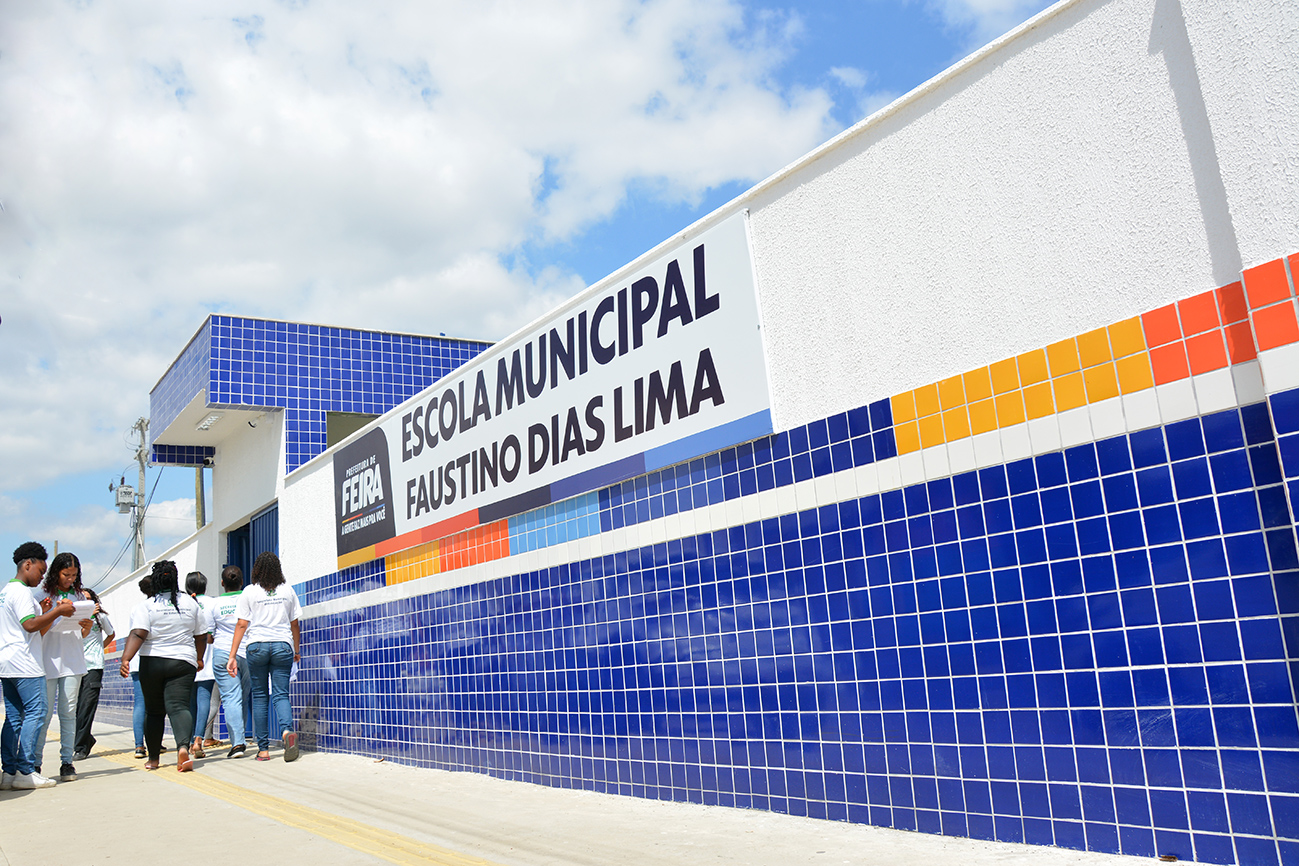 Nova Escola Faustino Dias Lima Inaugurada No Feira Vii E Atender